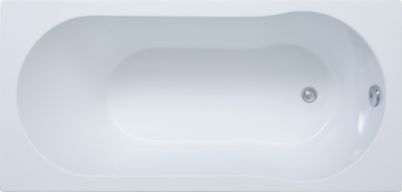 Акриловая ванна STWORKI Хельсинки 160x70 с каркасом, прямоугольная, российская, пристенная, встраиваемая