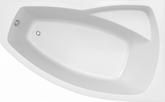 Акриловая ванна STWORKI Монтре R 170x105 с каркасом